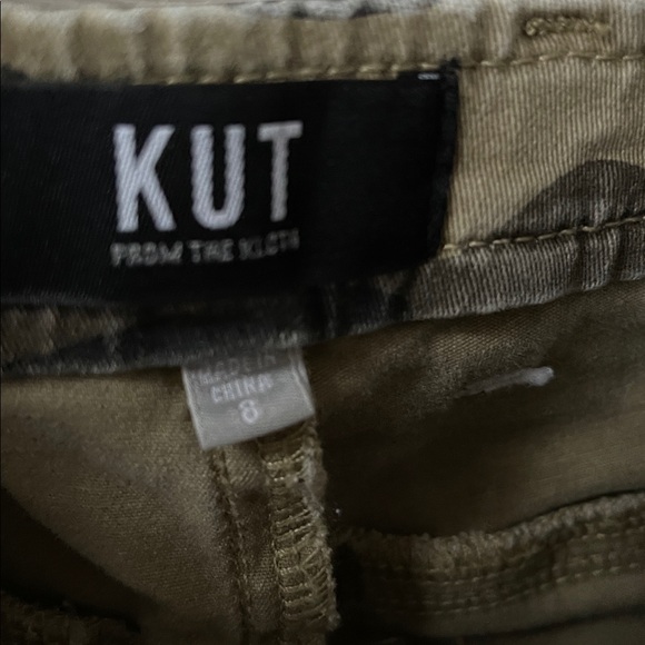 Kut from the Kloth Green Camo Barrel Pants - Picture 2 of 4